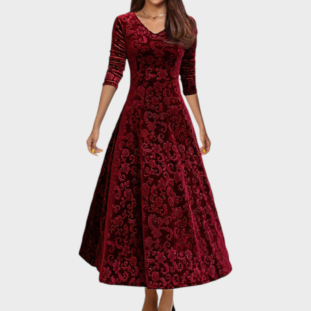 Debbie | Velvet Holiday Dress