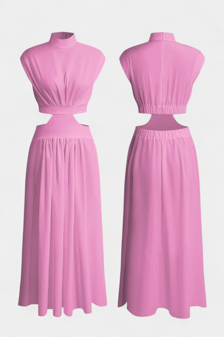 Jocelyn Side Slit Dress Set