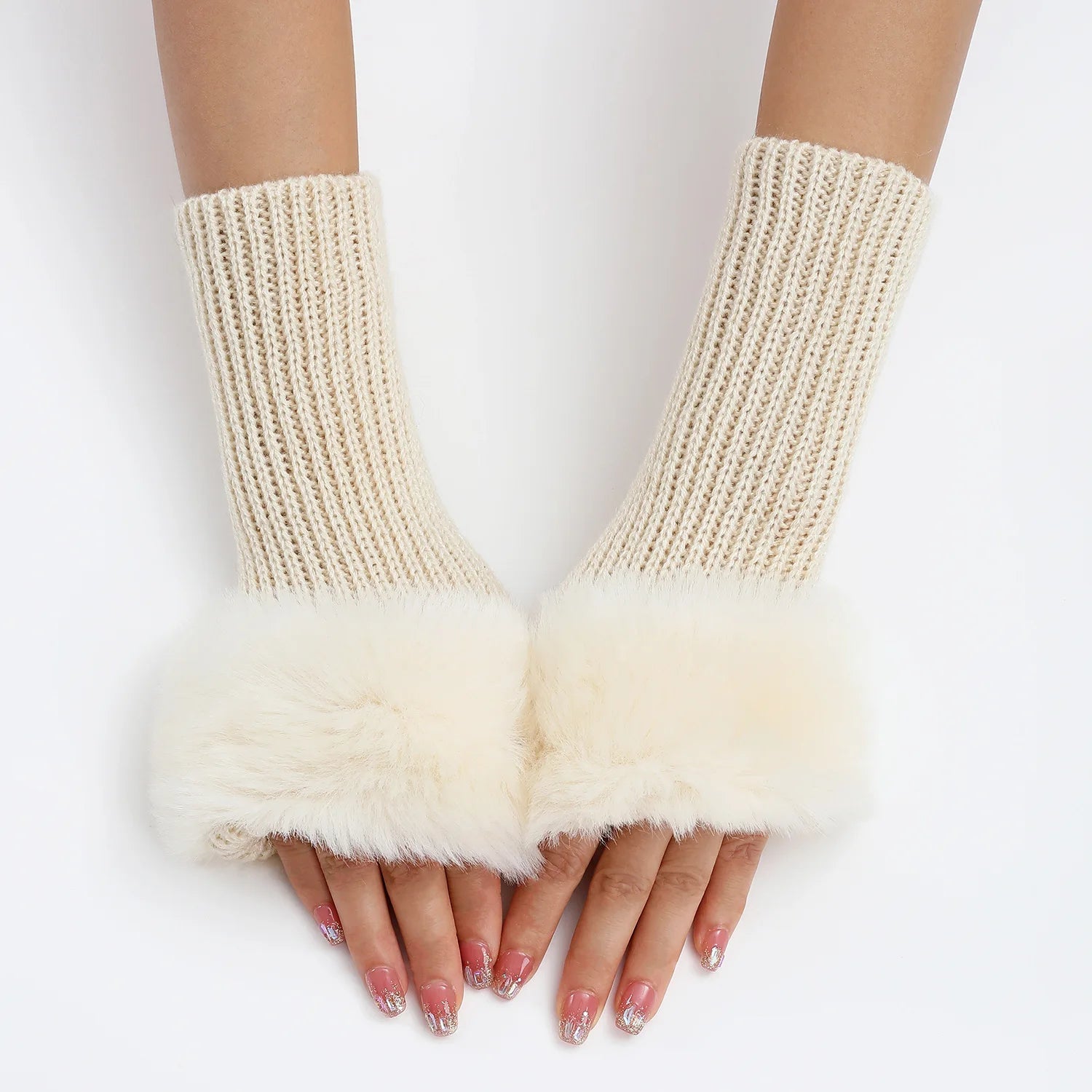 Jiria | Faux Fur Cuff Arm Warmers