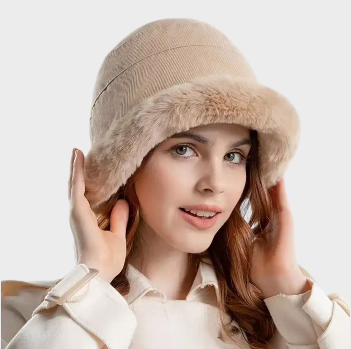 Lyka | Women's Winter Bucket Hat with Rich Brims - Comfortable, Ear-Protective, Multifunctional Hat for Cold Weather