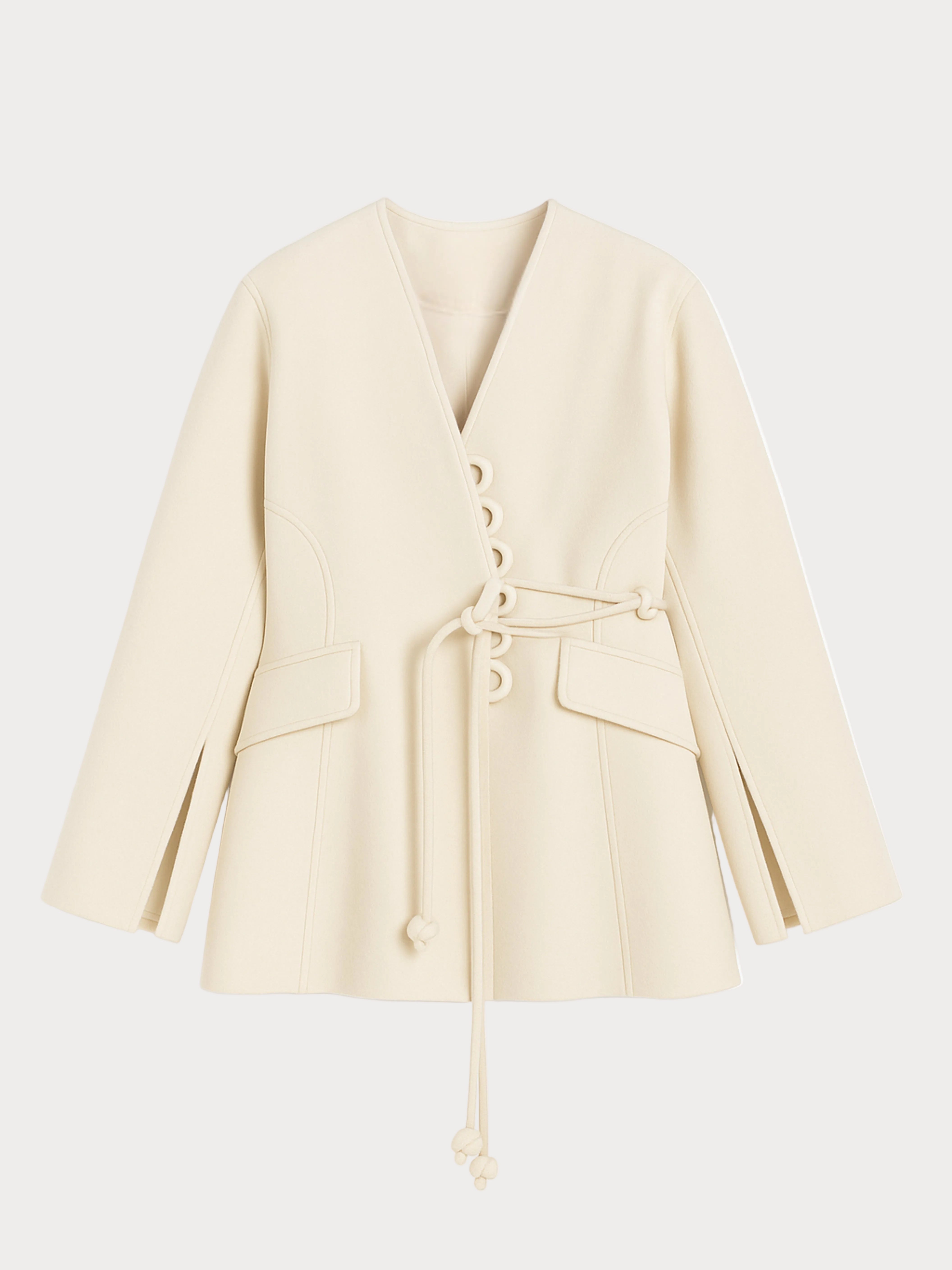 Tatiana | Loop-Tie Wrap Jacket Autumn V1