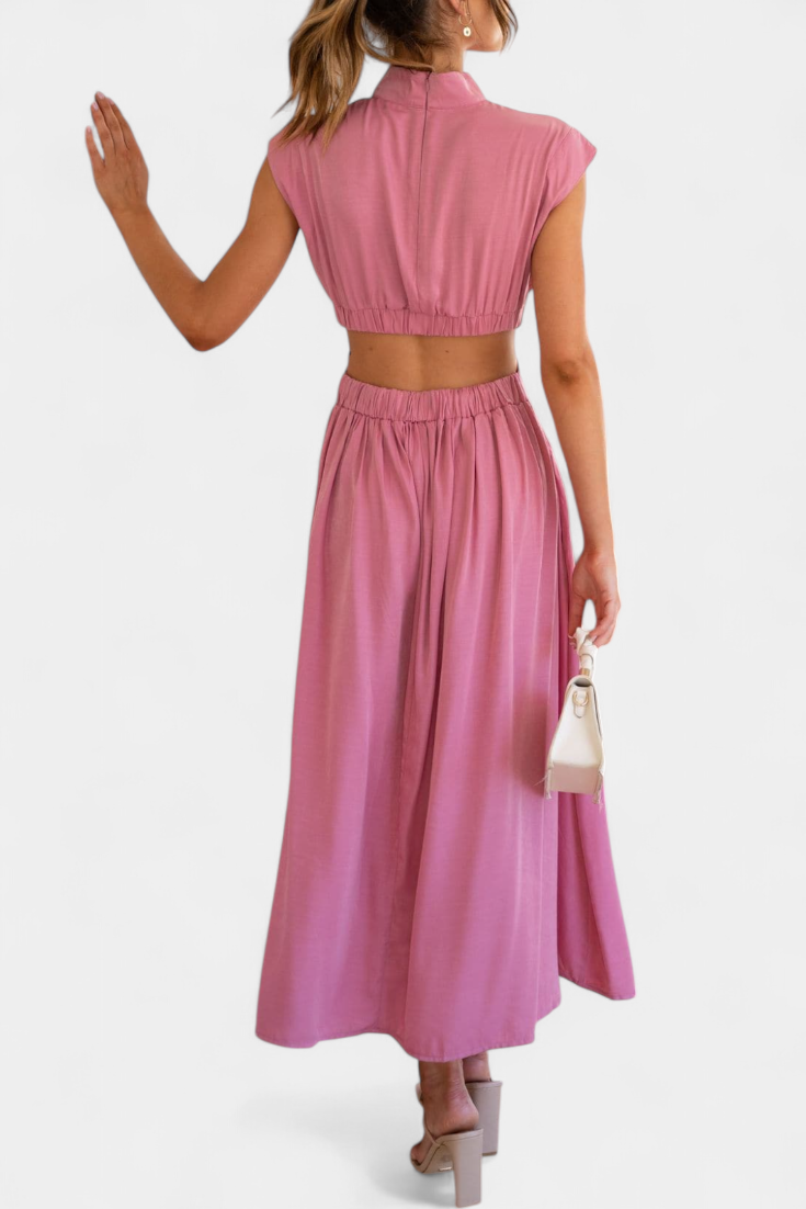 Jocelyn Side Slit Dress Set