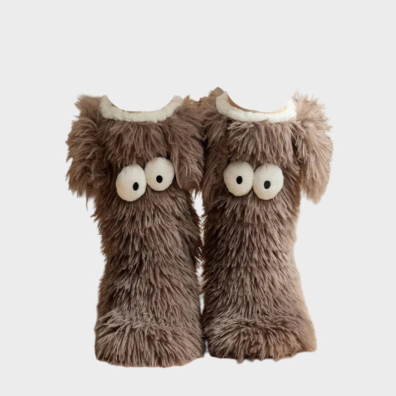 Lin - SnugglePup Fluffy House Socks