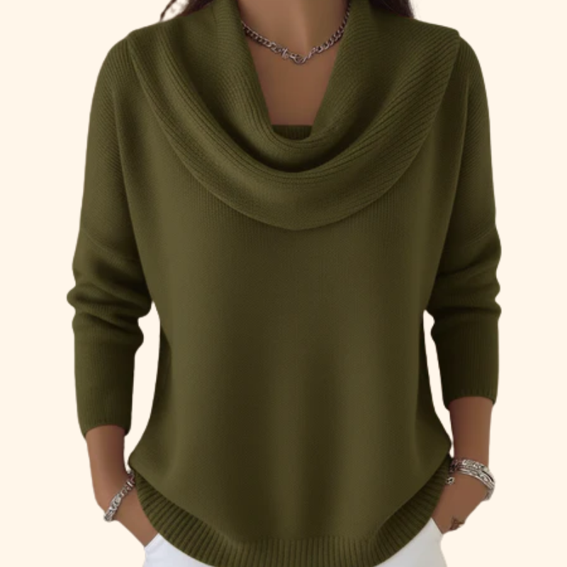 Lauren | Soft Blouse with Decollete