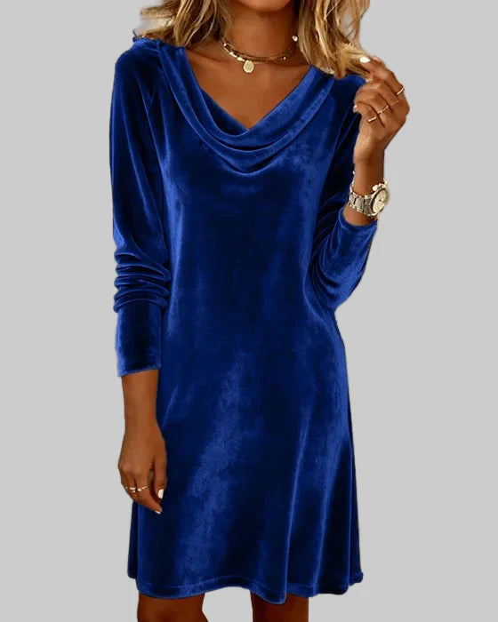 Frosina - Loose Velvet Dress