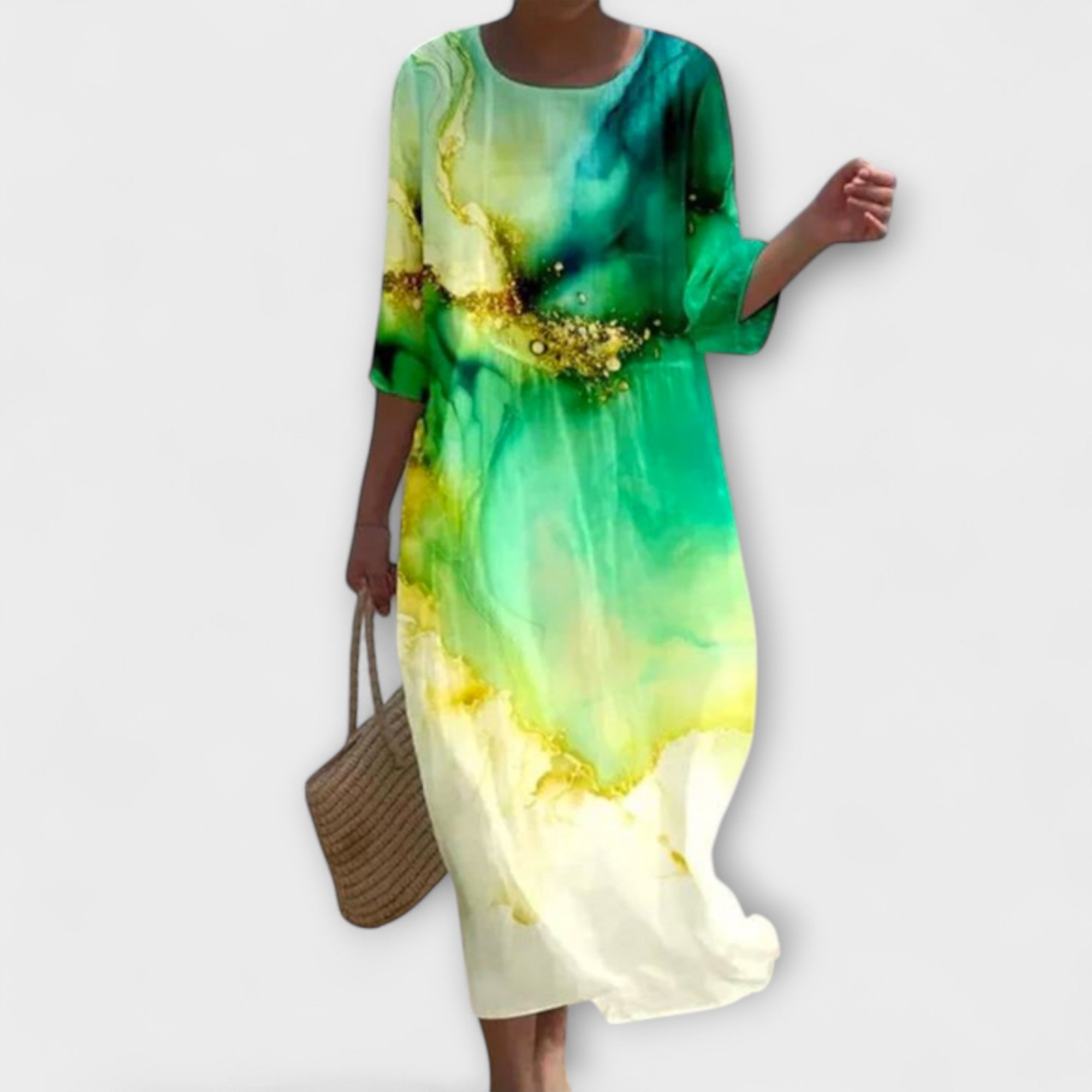 Miranda — Floral Stiletto Maxi Dress