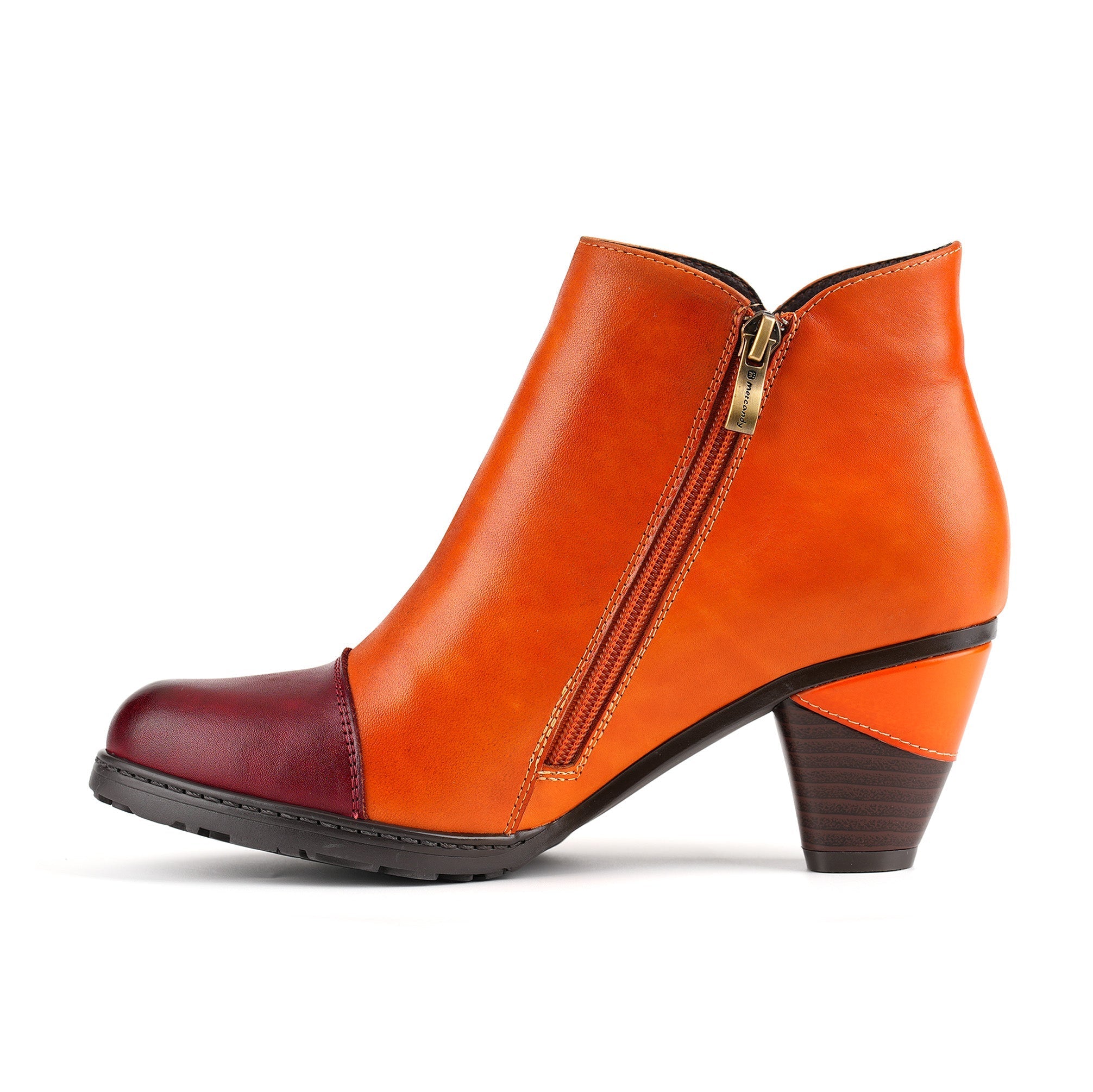 Brooklyn - Retro Boho Floral Charm Ankle Boots