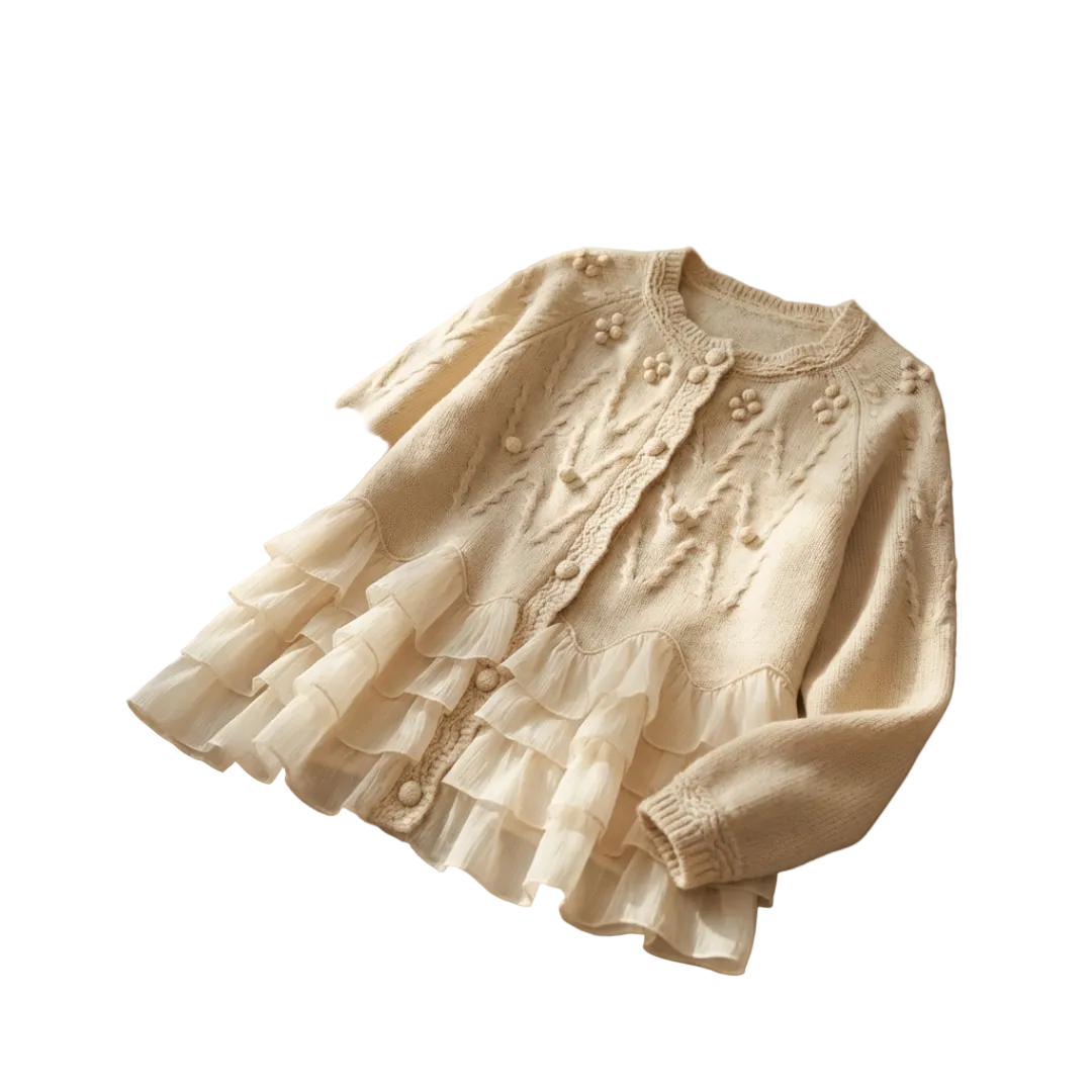 Natalie - Ruffle Cardigan