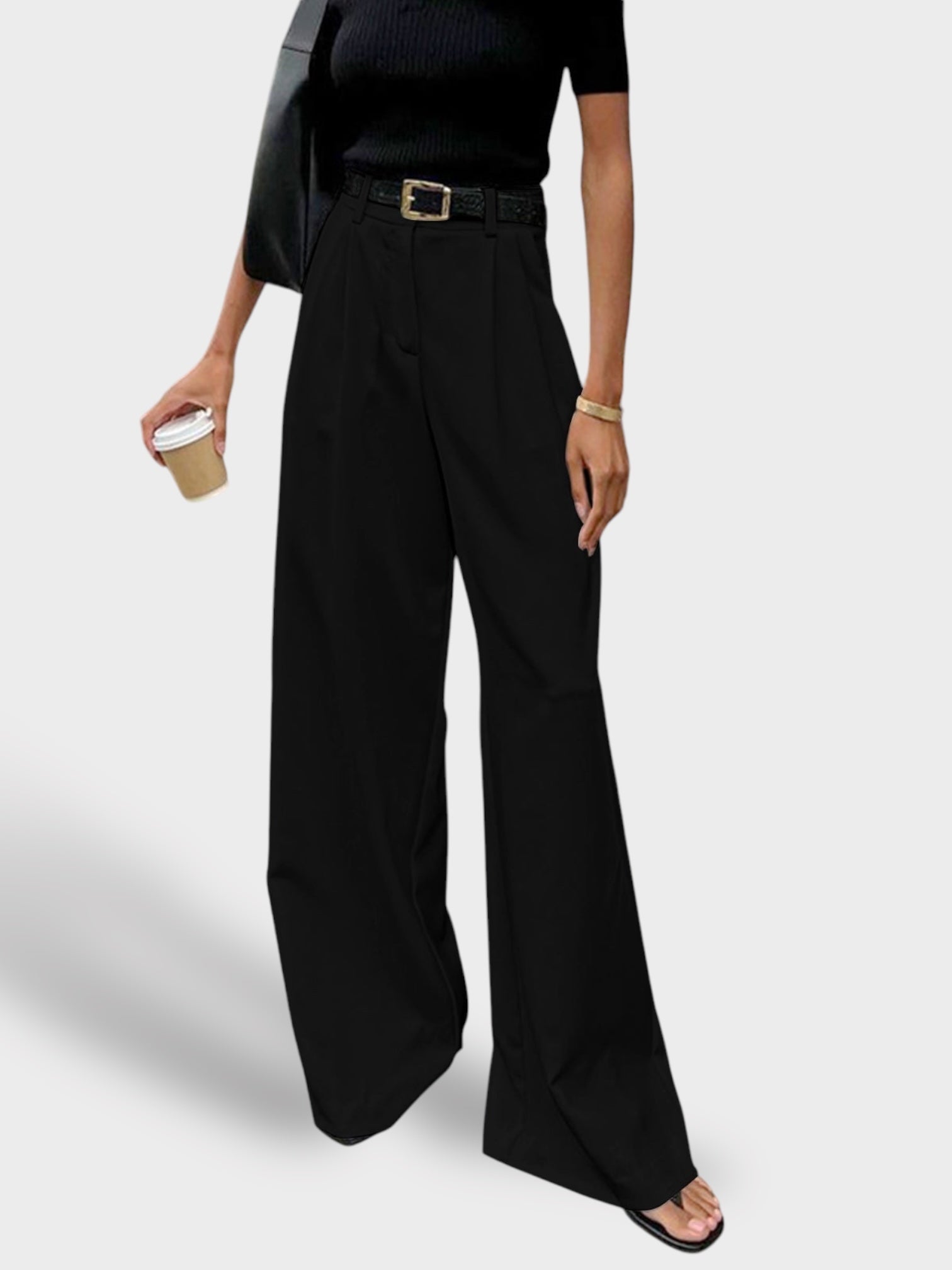 Iris | Solid Wide Leg Pants