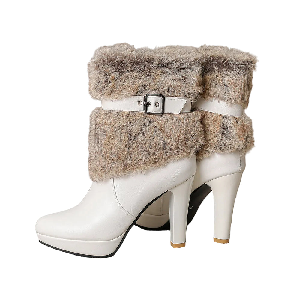 Carmen - Faux Fur Boots