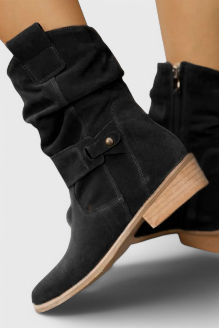 Aira - Classic Suede Ankle Boots