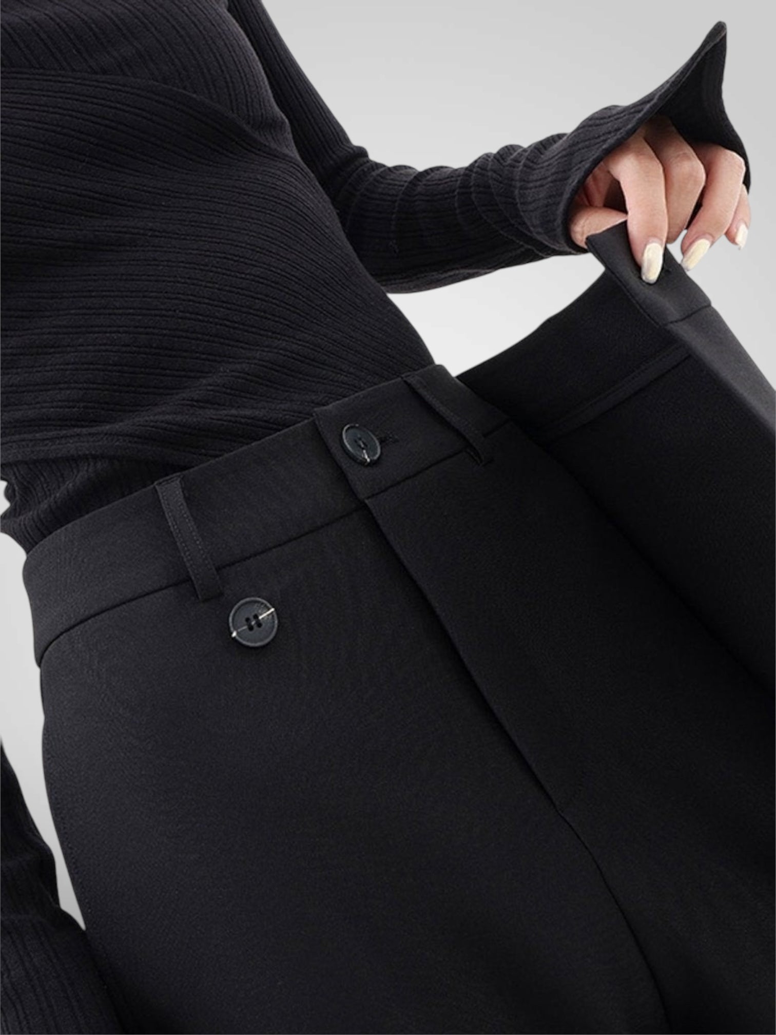 Aimee | Asymmetrical Layered Pants