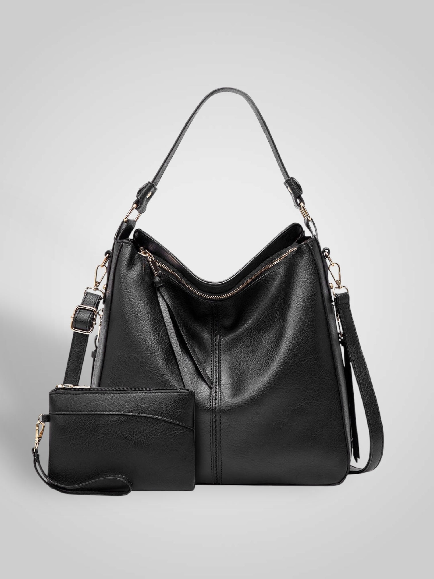 Souf | Luxury Leather Anti-Theft Hobo Bag