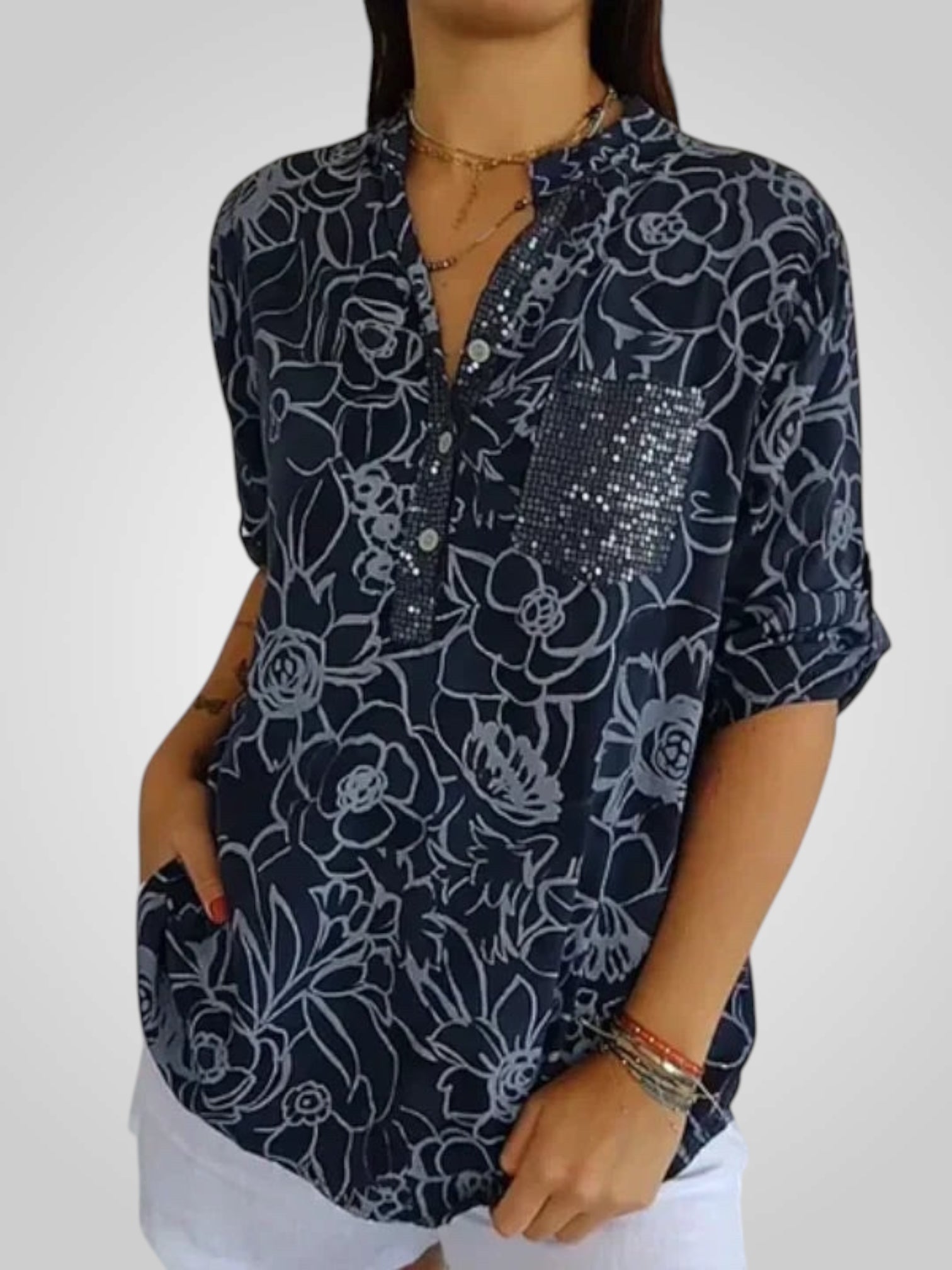 Daria | Printed Women's Blouse