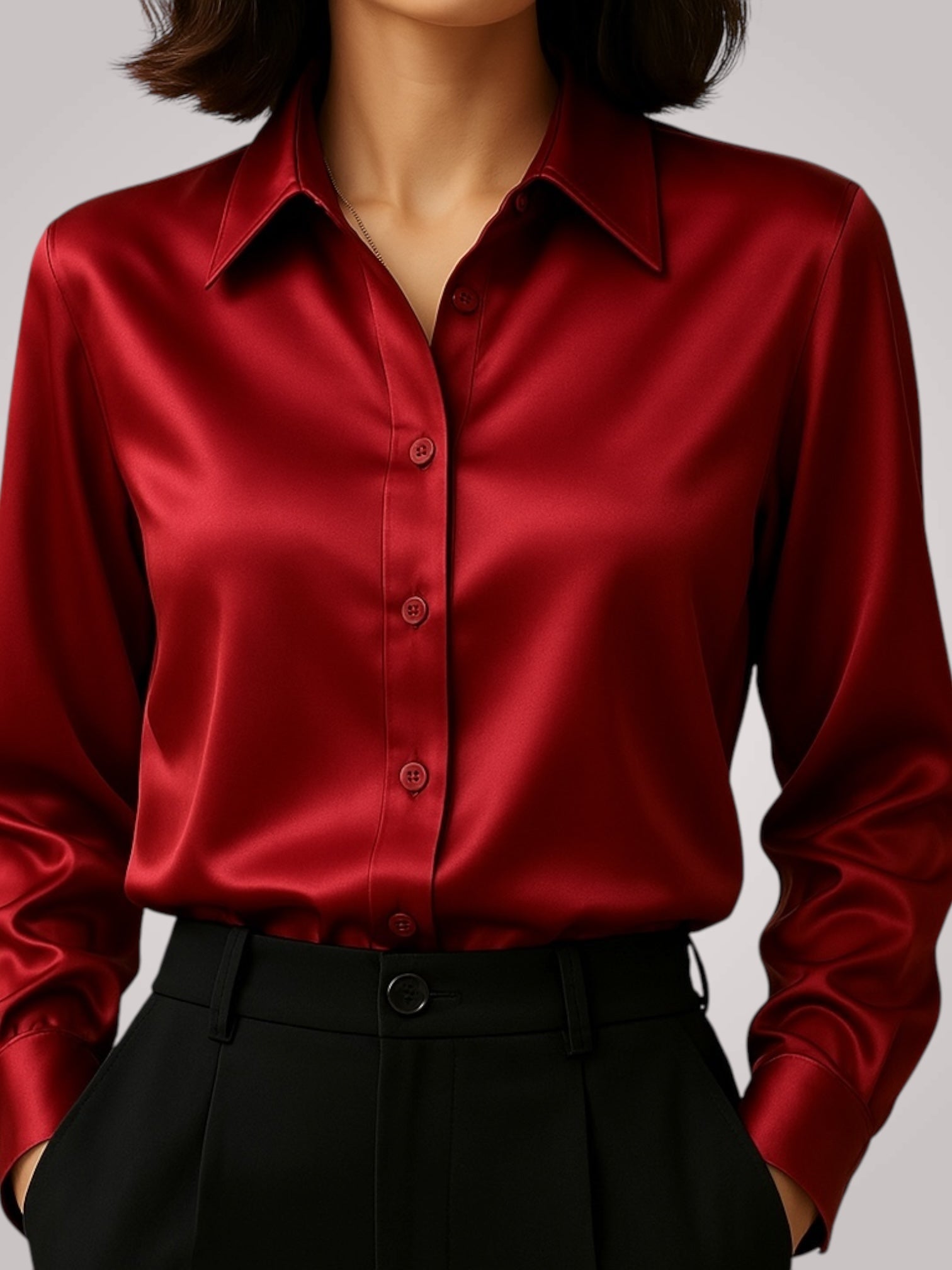 Elvir | Satin Blouse