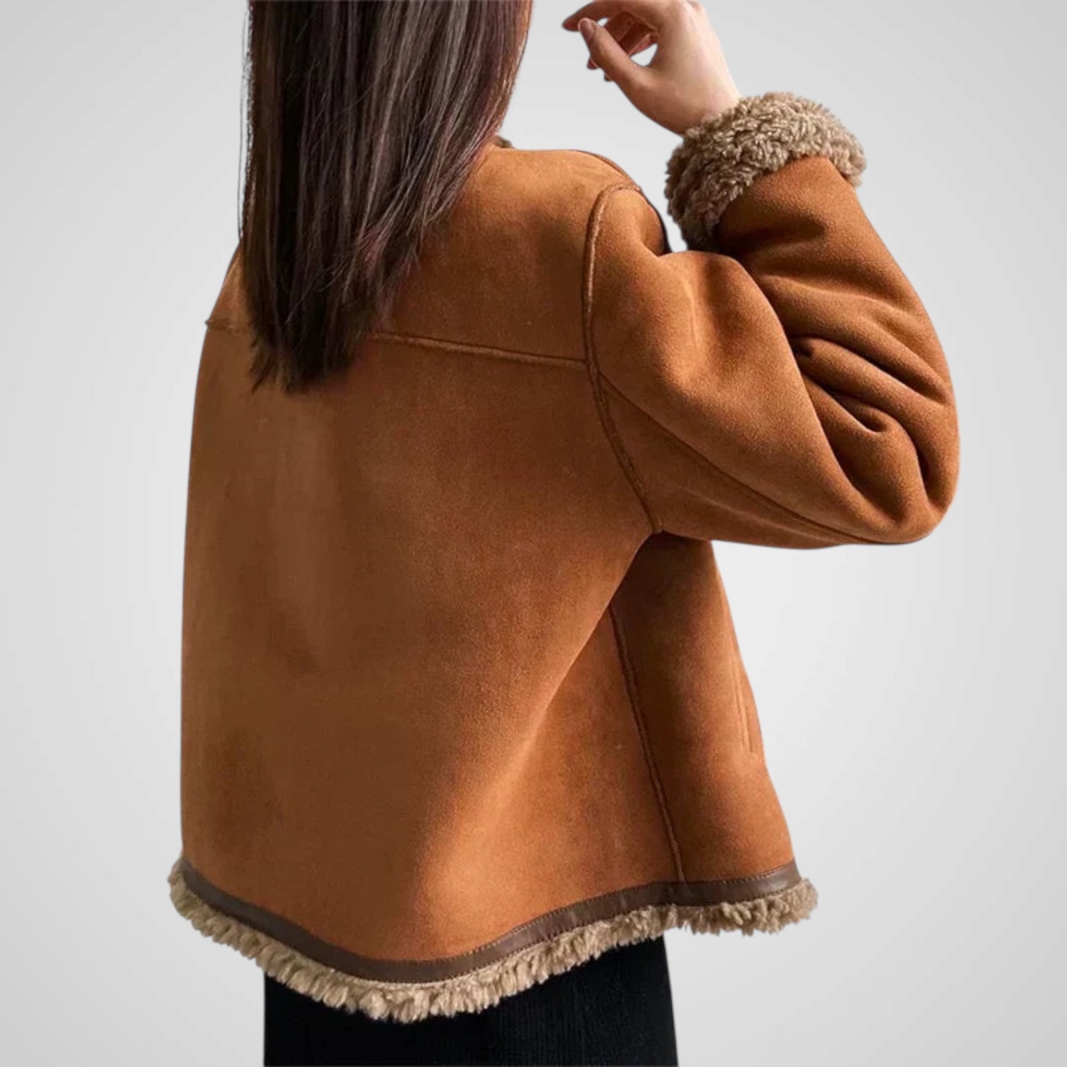 Imer | Buttoned Shearling Jacket