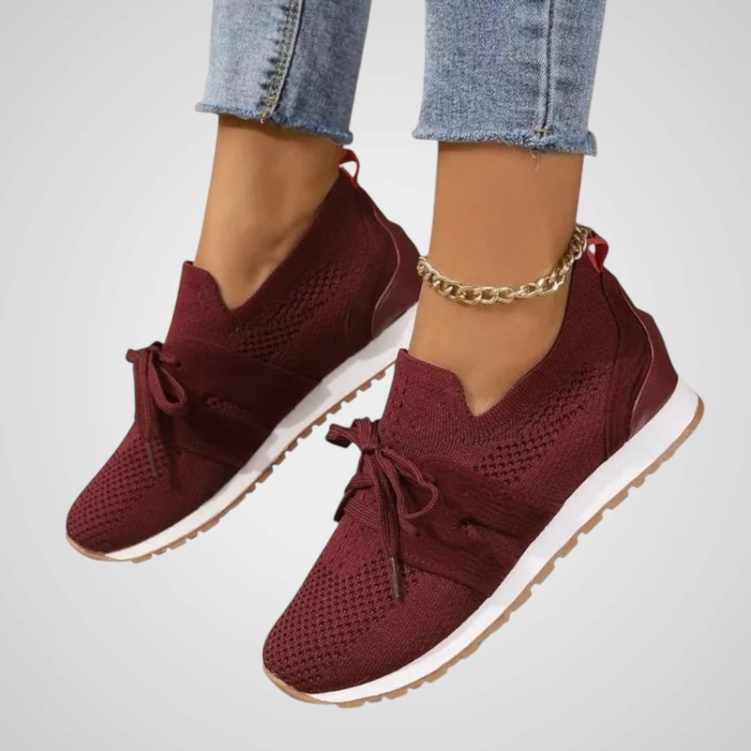 Gemma | Women's Mesh Lace-Up Shoes For Orthopedic Purposes