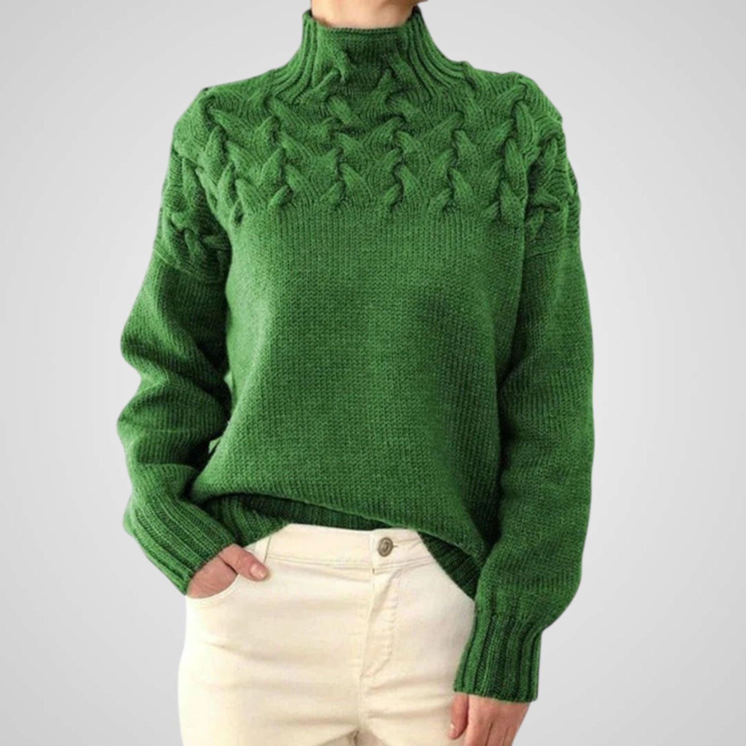 Cash | Ladies Knitted Cashmere Zhivago Sweater
