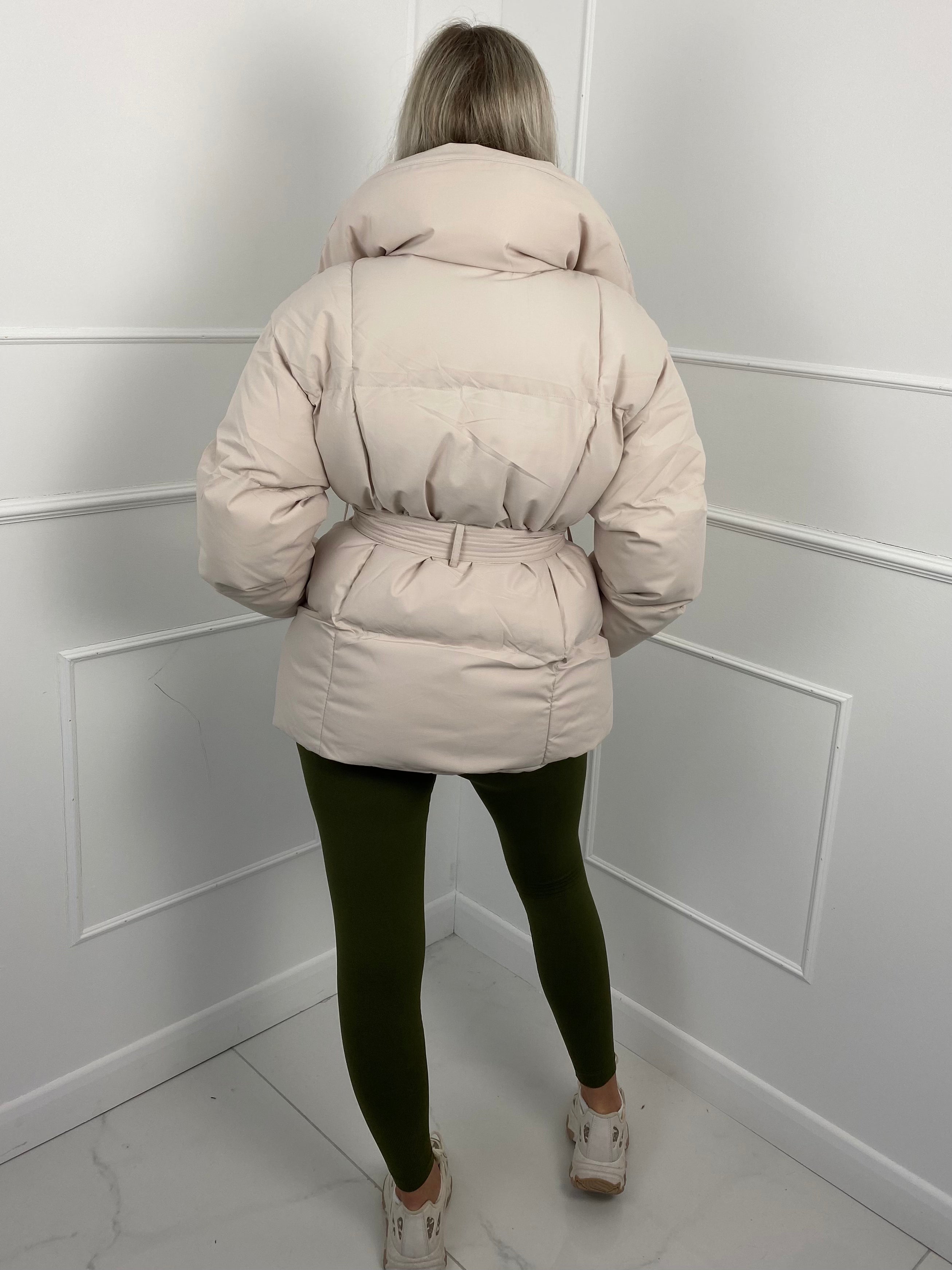 Karyl - Short jacket with belt and pockets