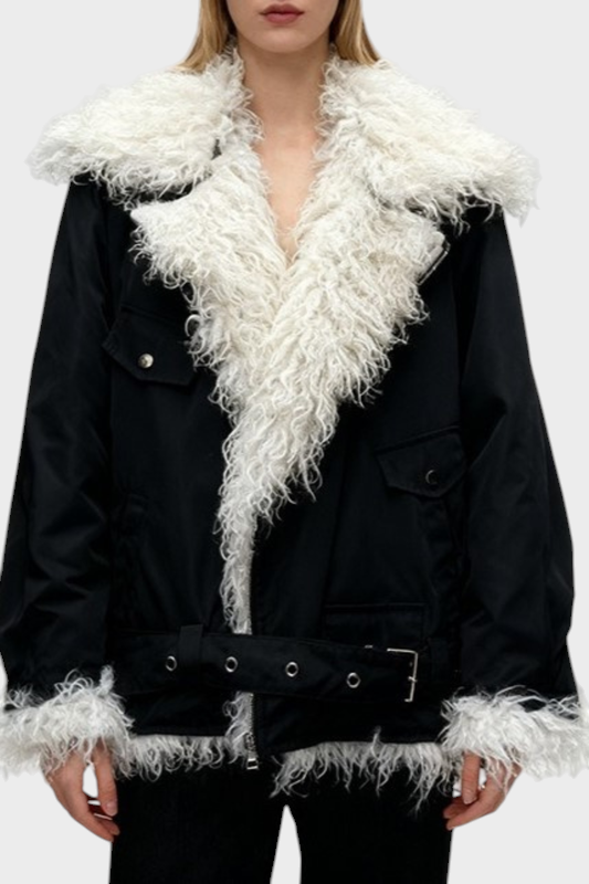 Malka | Coat With Fur Collar