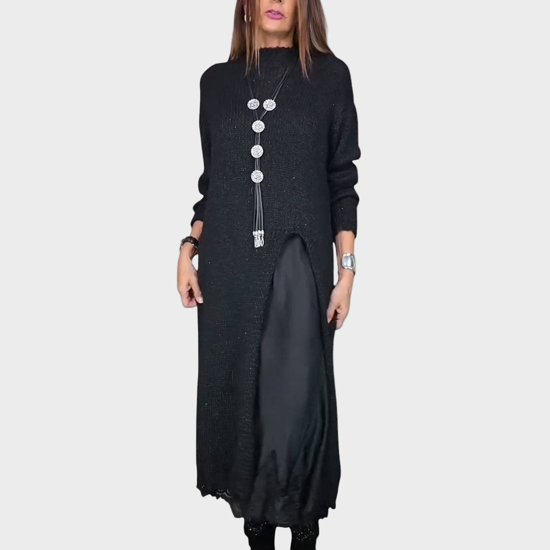 Lena | Elegant Long Knitted Dress