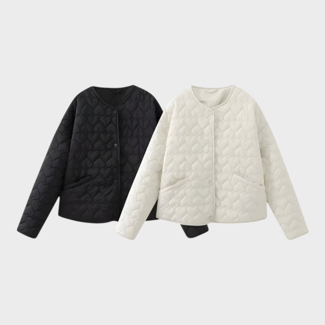 Paige | Heart Jacket with Blanket