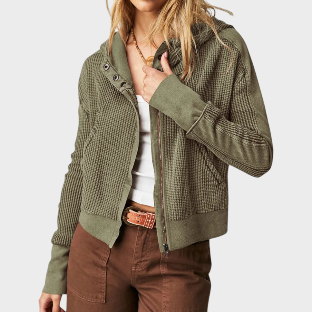 Alyssa | Valona Waffle Sweatshirt