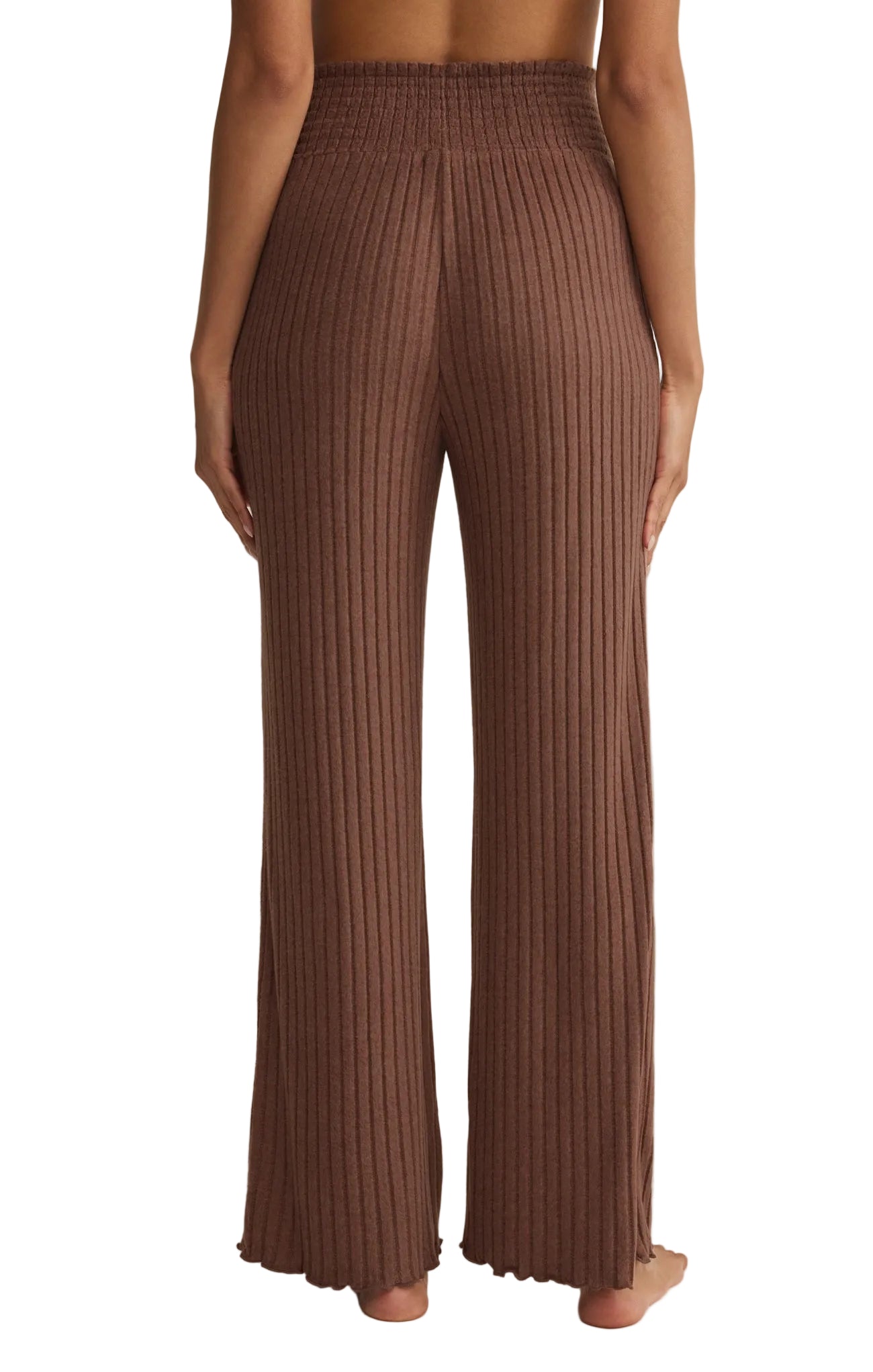 Megan | Dawn Smocked Silky Rib Pant