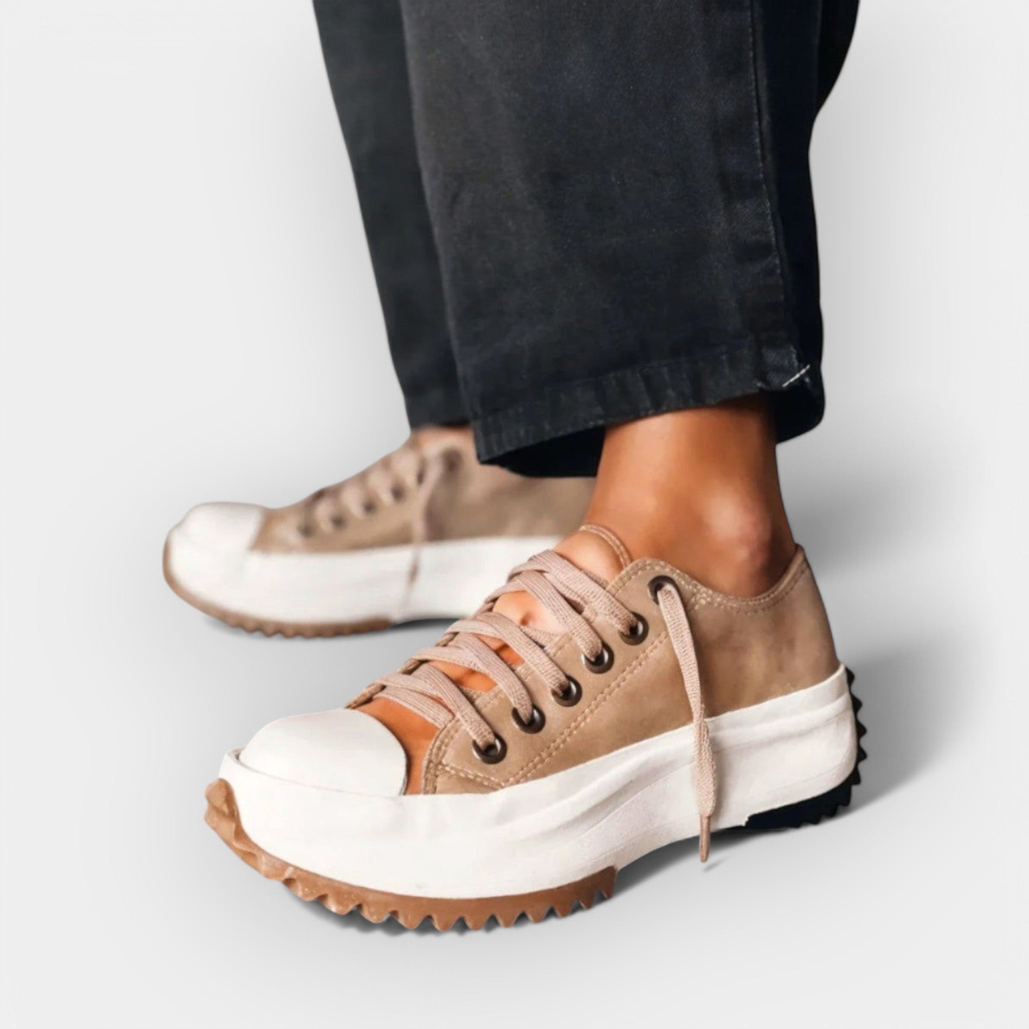 Modern Athletic Shoes with Thick Soles