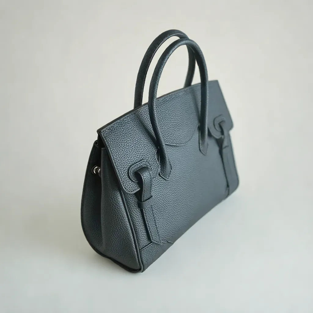 Petrina | Black wood bag