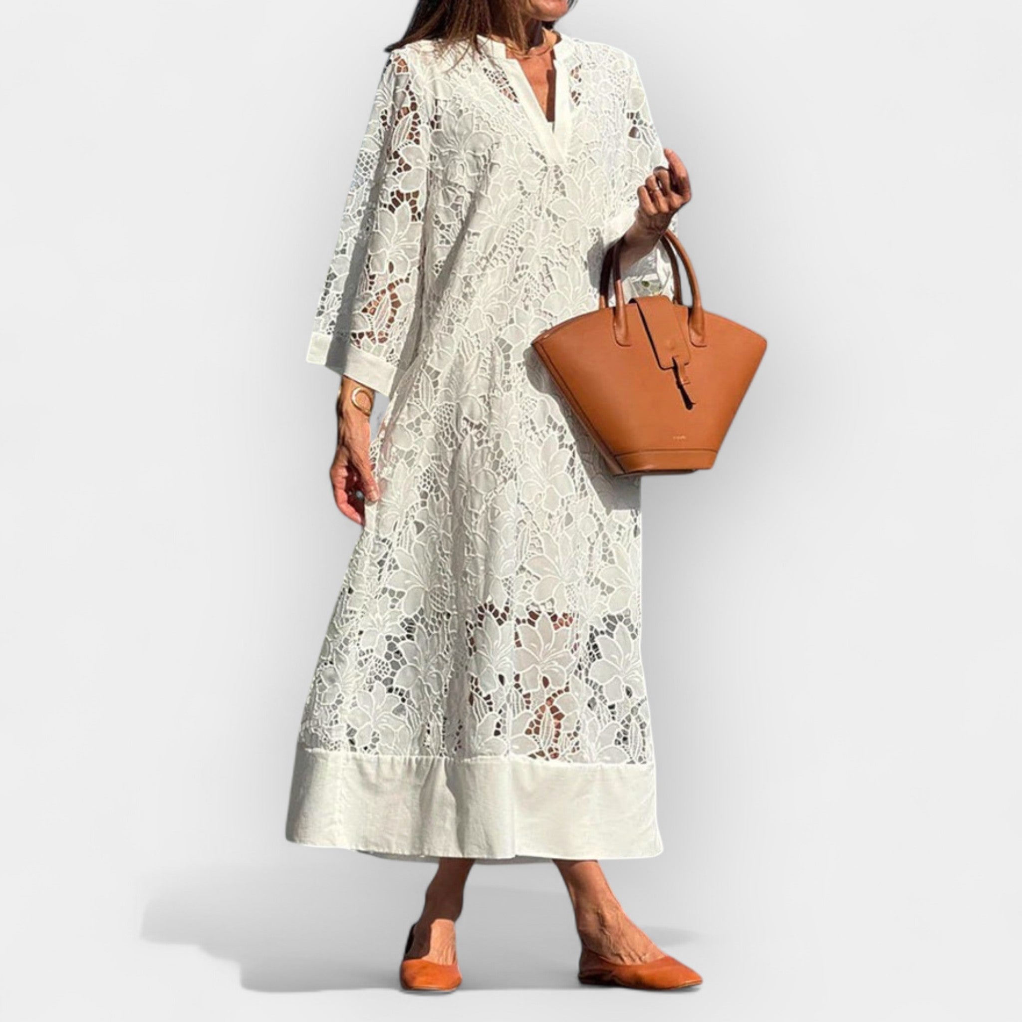 Light dress with lace details