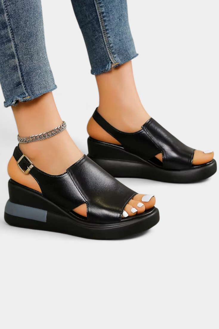 Brunilda Synthetic platform sandals