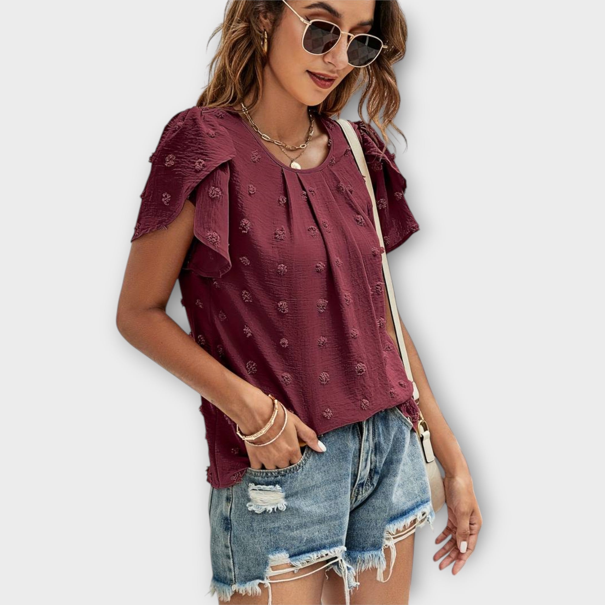 Charlotte - The perfect polka dot blouse