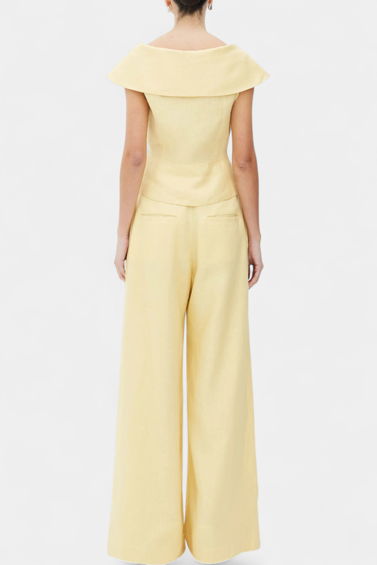 Hayden | Asymmetric Top and Palazzo Pants Set