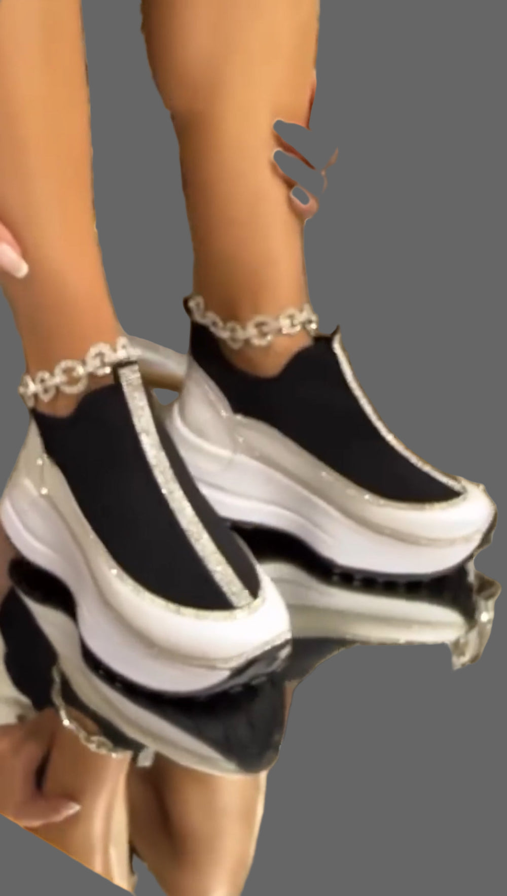 Kelsy - Chunky Glitters Sneakers