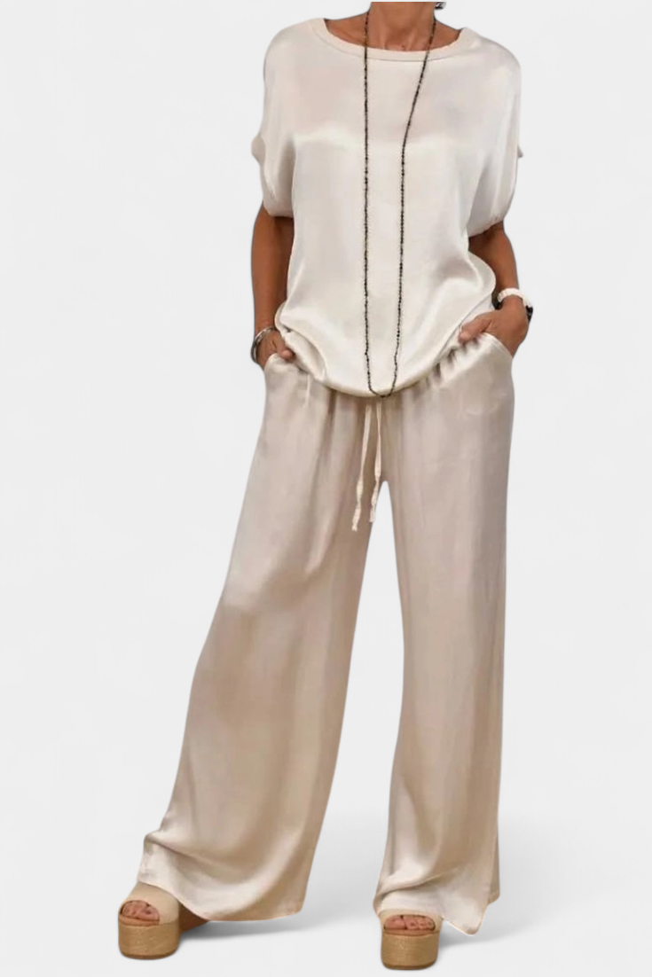 Blasa Spring Two-Piece Set with Sophisticated Style