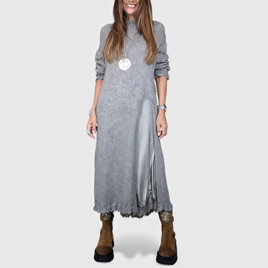 Lena | elegant long knitted dress