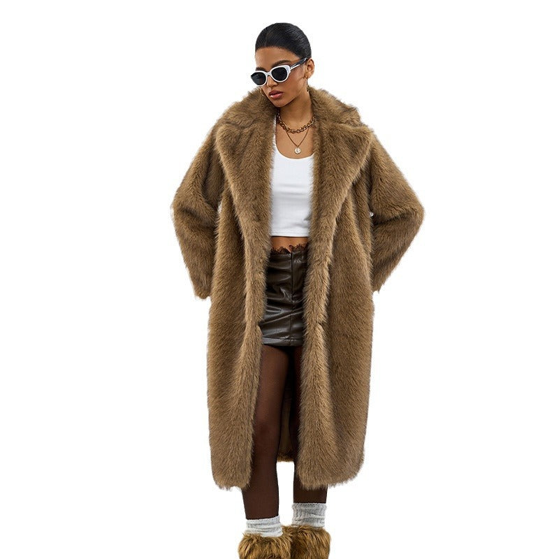 Harper - Long Faux Fur Jacket