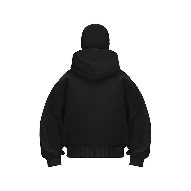 Ninja style zip-up sweatshirt