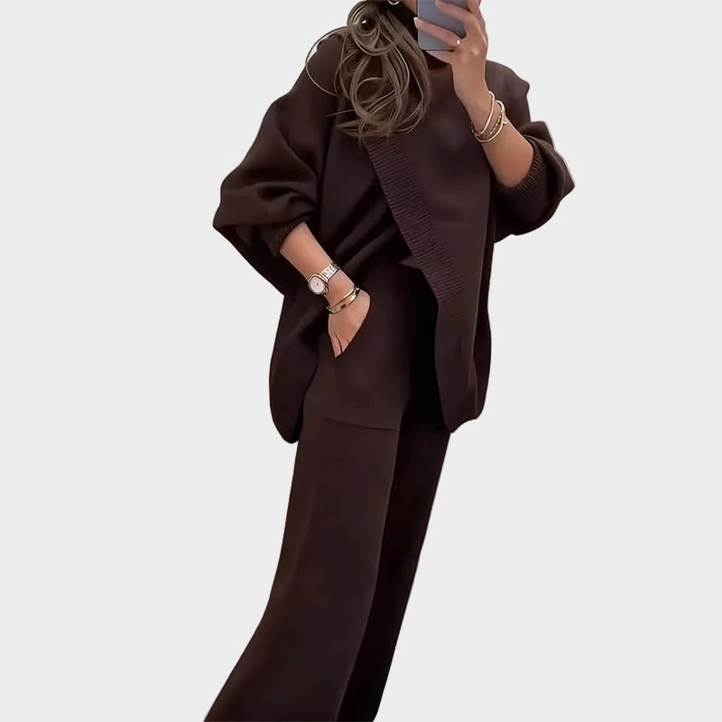 Ella - Women's 2-Piece Oversized Sweater & Pants Set