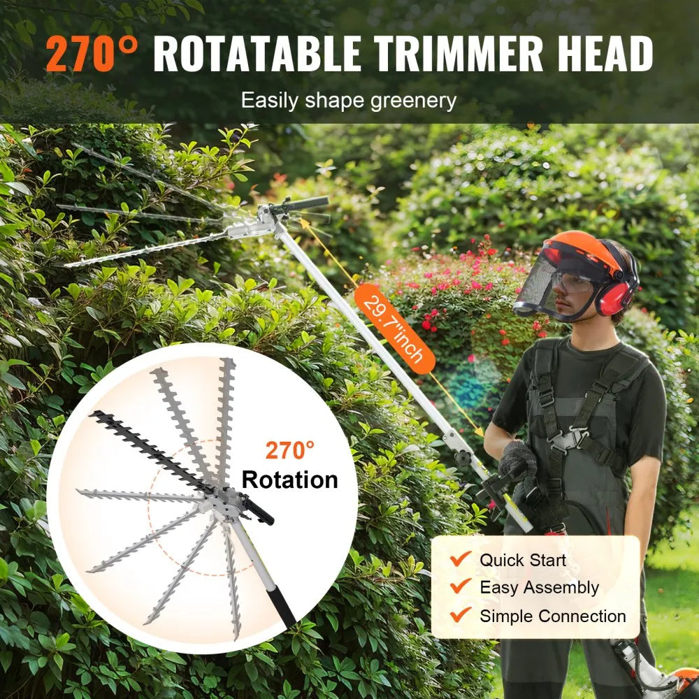 VEVOR 43CC 6-in-1 Multifunctional Pruning Tool