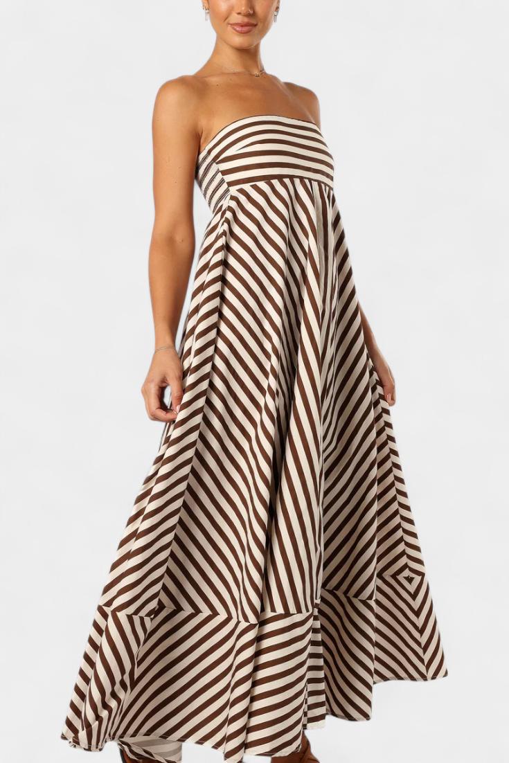 Rosa Transformable Ruched Dress with Nighttime Charm