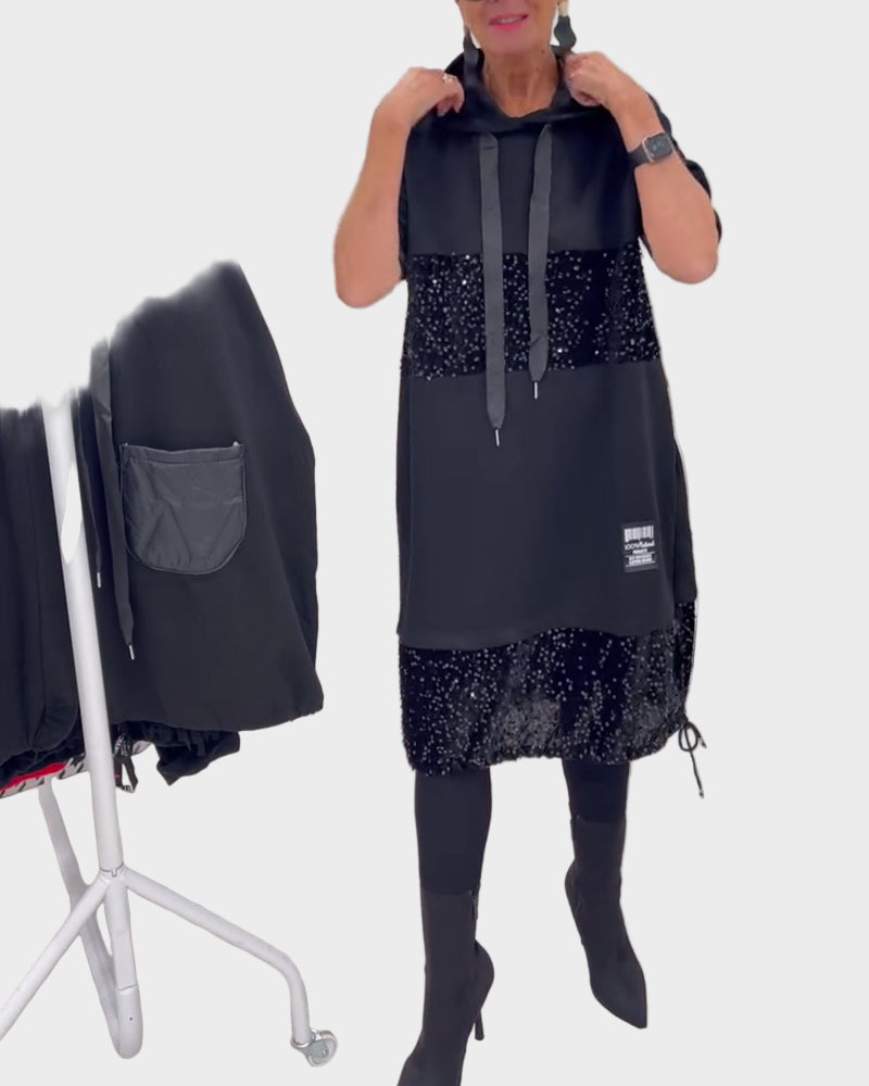 Marieta | Modern Dress with Hood and Flare