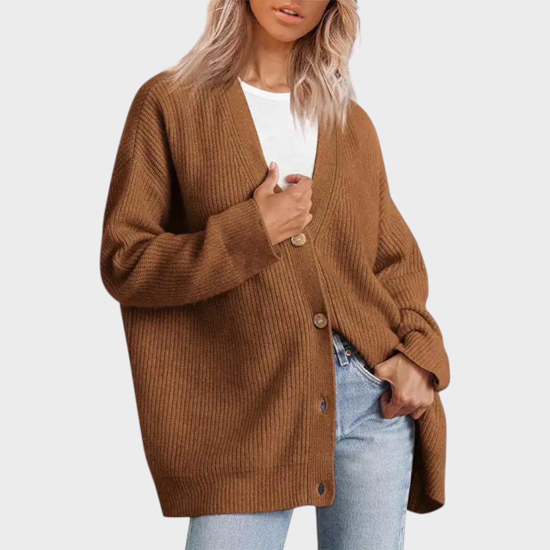 Maureen | Cocoon cashmere cardigan