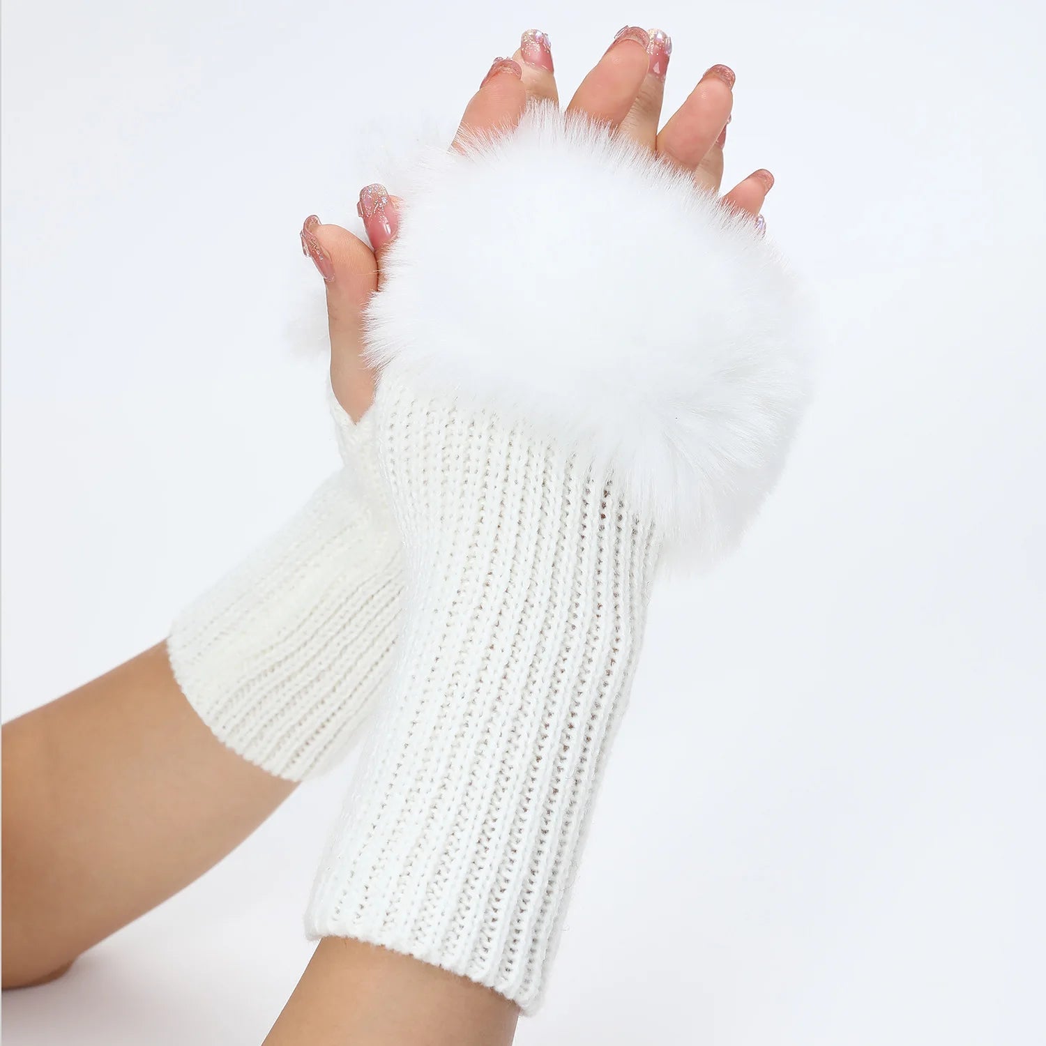 Jiria | Faux Fur Cuff Arm Warmers