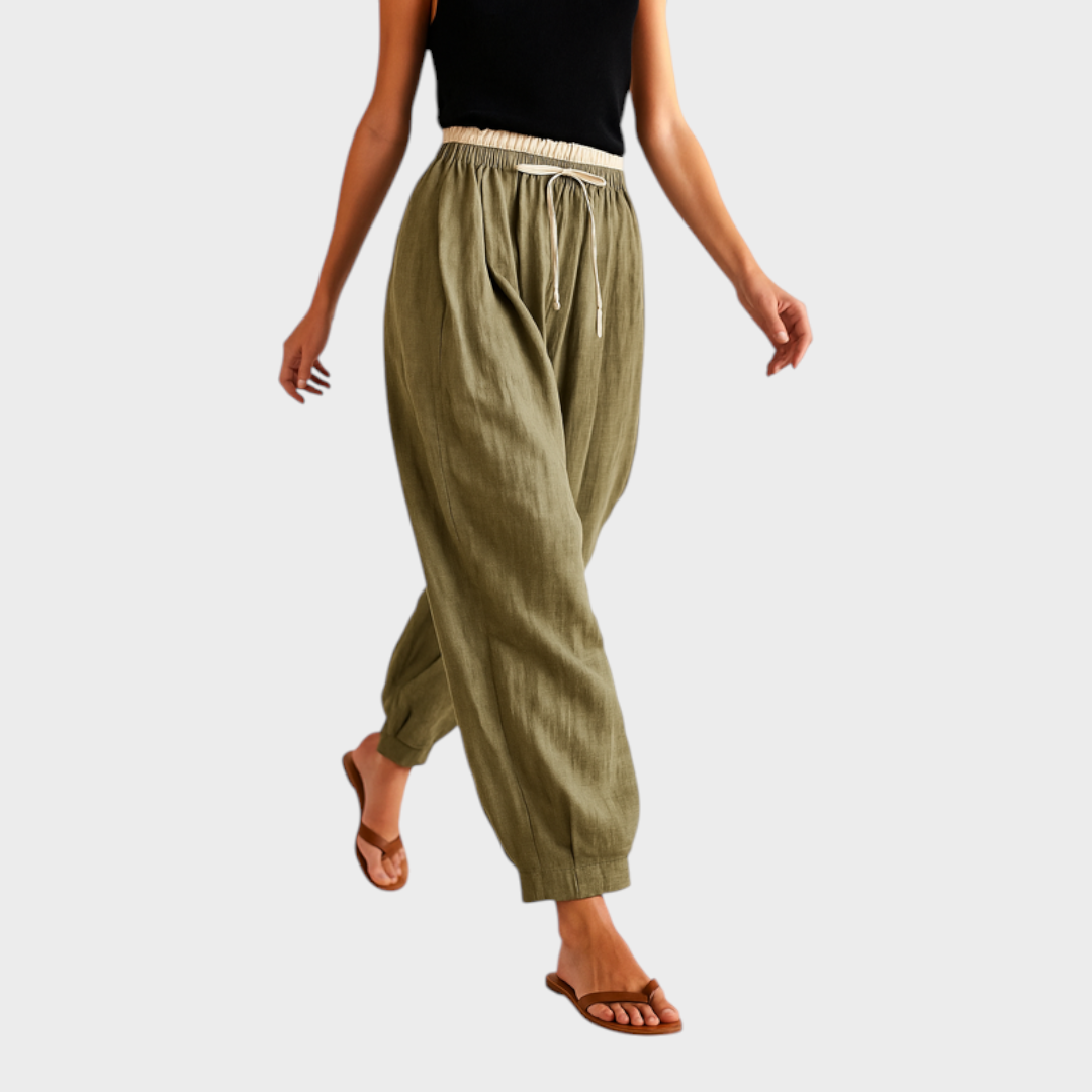 Azuella | Linen Trousers