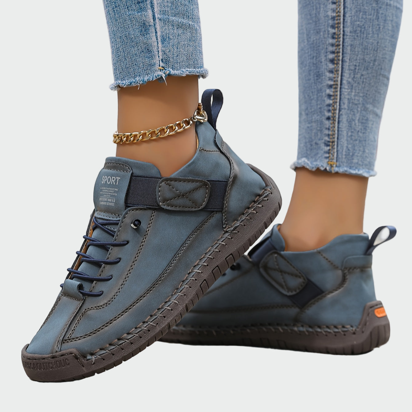 Orthopedic leather boots