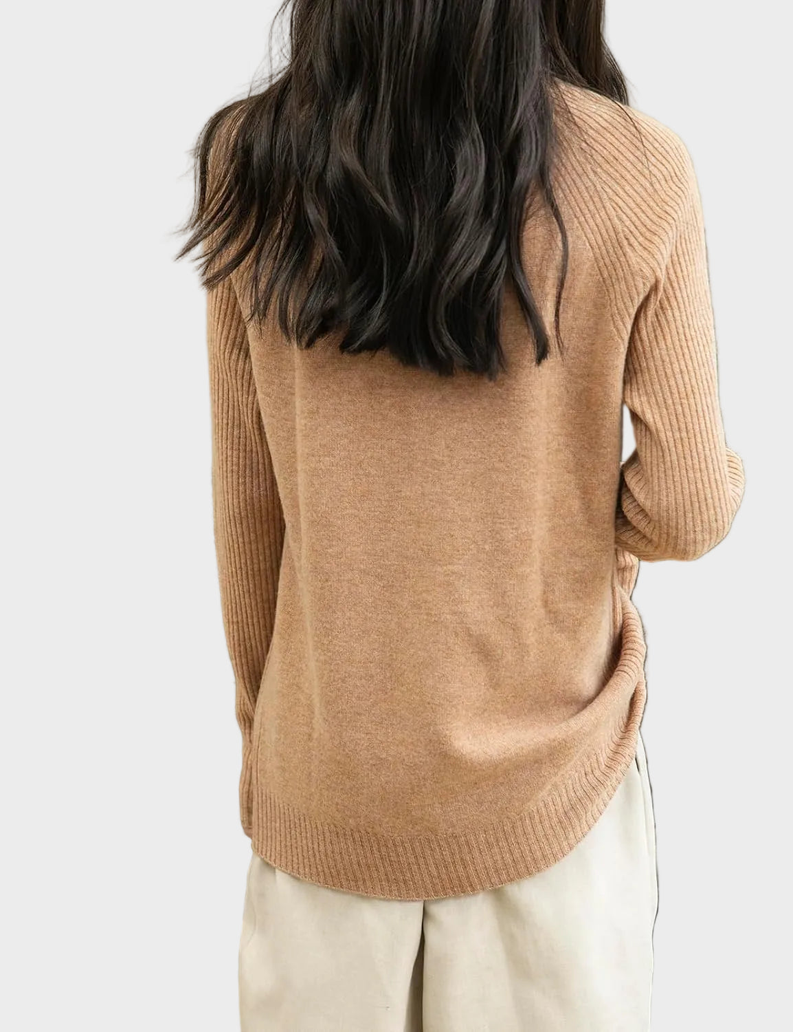 Fritz | 100% Merino Wool Raglan Turtleneck Sweater
