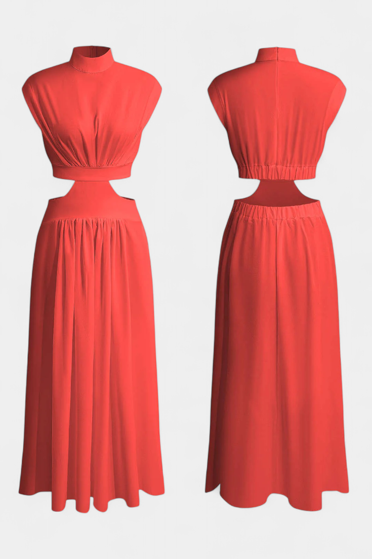 Jocelyn Side Slit Dress Set