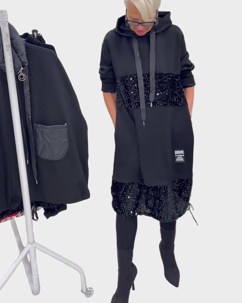 Marieta | Modern Dress with Hood and Flare